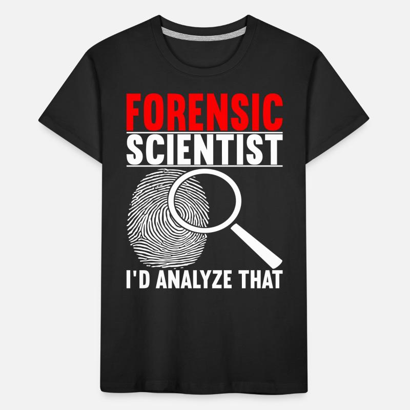 Forensics Forensic Scientist Kids' Premium Organic T-Shirt
