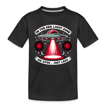 Thérapie par la lumière rouge Thérapie au laser de faible intensité pour le - T-shirt bio Premium Enfant - noir - Devant