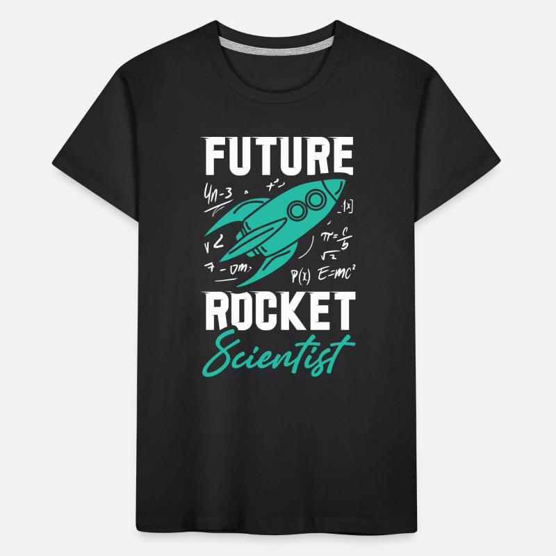 Rocket Scientist Future Mathematician Rackete Kids' Premium Organic T-Shirt