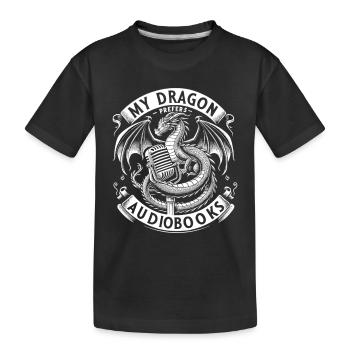 Cadeau pour les amoureux des livres avec - T-shirt bio Premium Enfant - noir - Devant