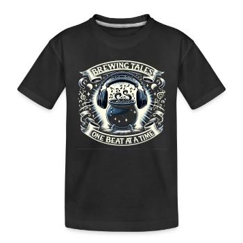 Cadeau pour les amoureux des livres avec - T-shirt bio Premium Enfant - noir - Devant