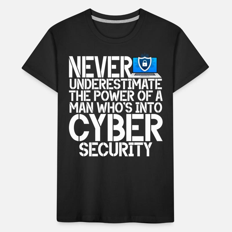 Cyber security hacker hacking Kids' Premium Organic T-Shirt