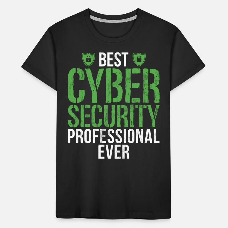 Cyber security hacker hacking Kids' Premium Organic T-Shirt