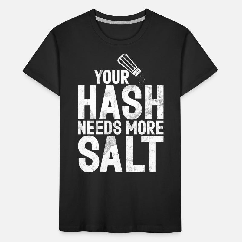 Cyber security hacker hacking Kids' Premium Organic T-Shirt