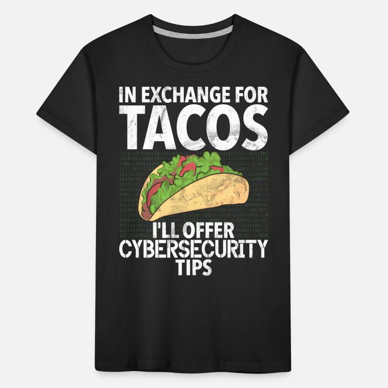 Cyber security hacker hacking Kids' Premium Organic T-Shirt