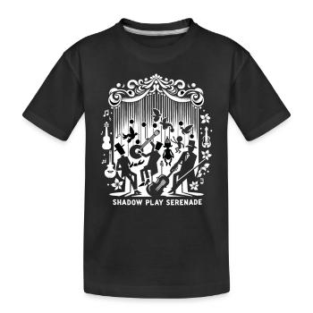 Puppet Mastery Shadow Play Bauchredner-geschenk - Kinder Premium Bio T-Shirt - Schwarz - Vorne