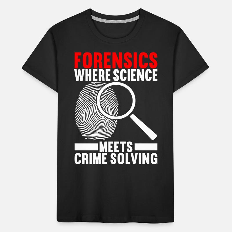 Forensics Forensic Scientist Kids' Premium Organic T-Shirt