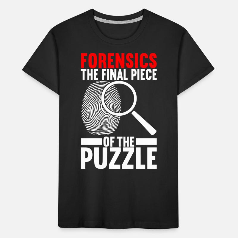Forensics Forensic Scientist Kids' Premium Organic T-Shirt