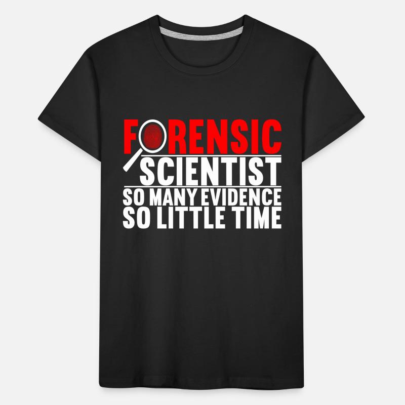 Forensics Forensic Scientist Kids' Premium Organic T-Shirt