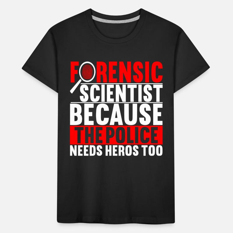 Forensics Forensic Scientist Kids' Premium Organic T-Shirt
