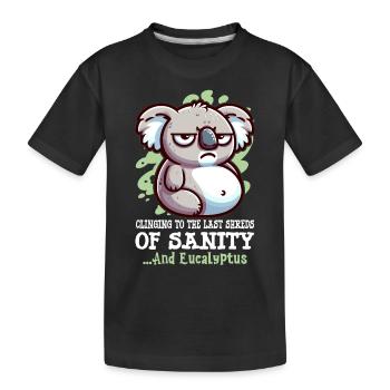 Pregnancy Announcement "Maternity Expectant - Kids' Premium Organic T-Shirt - black - Front