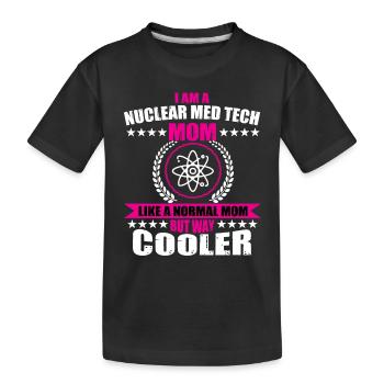 Nuklearmedizinischer Technologe Mama - Kinder Premium Bio T-Shirt - Schwarz - Vorne