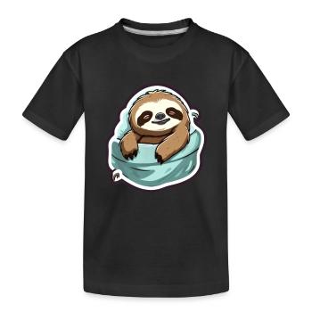 Paresse - T-shirt bio Premium Enfant - noir - Devant