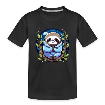 Paresse - T-shirt bio Premium Enfant - noir - Devant