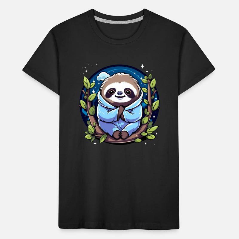 Luiaard Kinderen premium biologisch T-shirt