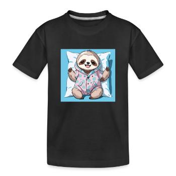 Paresse - T-shirt bio Premium Enfant - noir - Devant