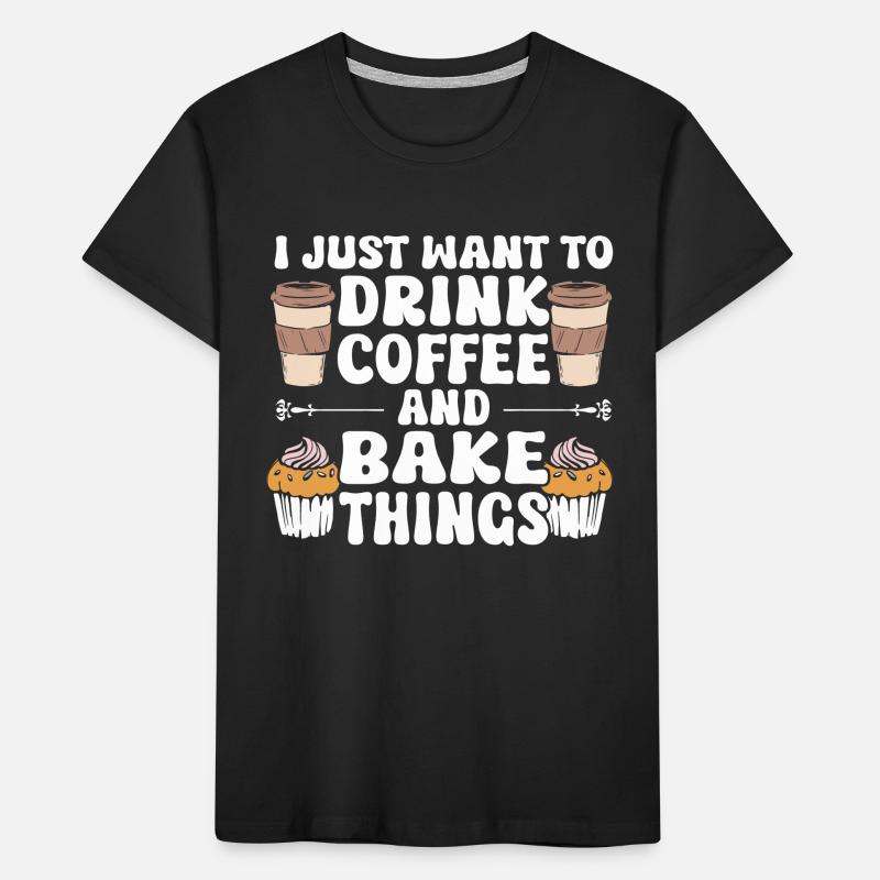 Cuisson Jeu de mots Cuire Cuisinier Chef Boulanger T-shirt bio Premium Enfant