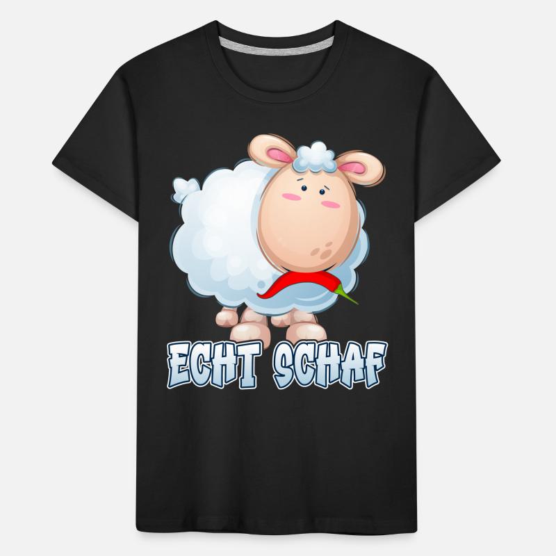 Real Sheep North German Lamb Sheep Shepherd Kids' Premium Organic T-Shirt