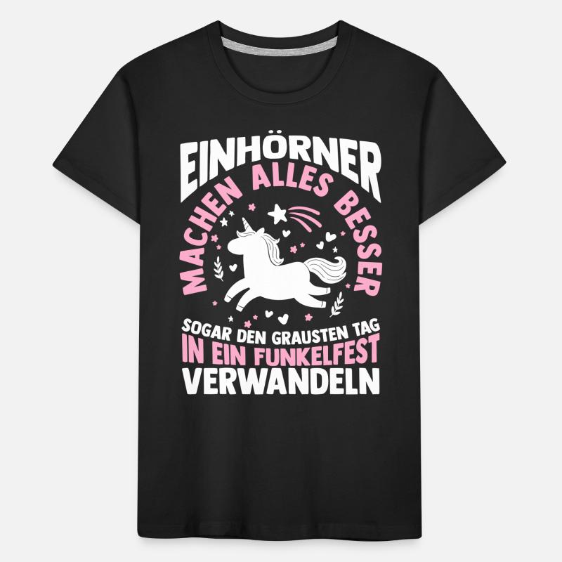 Unicorn Kids' Premium Organic T-Shirt