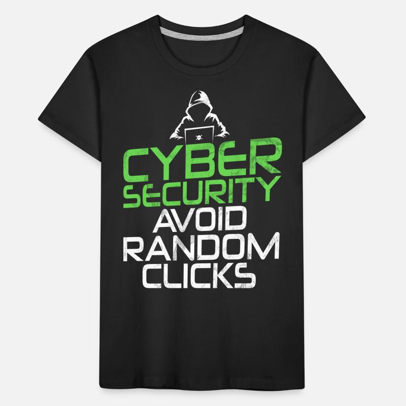 Cyber security hacker hacking Kids' Premium Organic T-Shirt