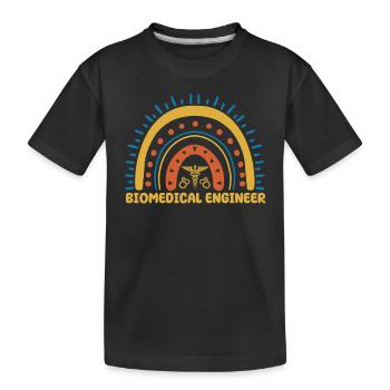 Ingénieur biomédical Boho Rain Bog - T-shirt bio Premium Enfant - noir - Devant