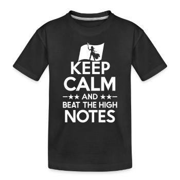 Broadway Musical Musical Theater Sängerin - Kinder Premium Bio T-Shirt - Schwarz - Vorne