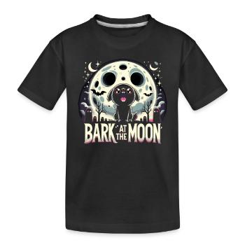 Chien d'horreur Halloween Spooky Dog Lover Chien gothique - T-shirt bio Premium Enfant - noir - Devant