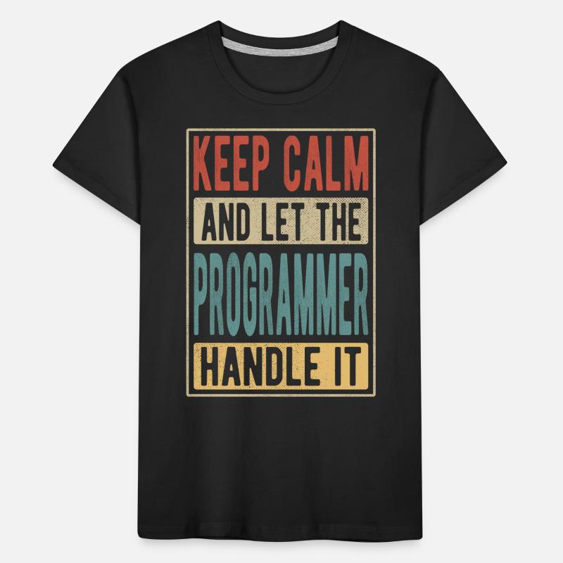 Programmer Retro Gift Kids' Premium Organic T-Shirt