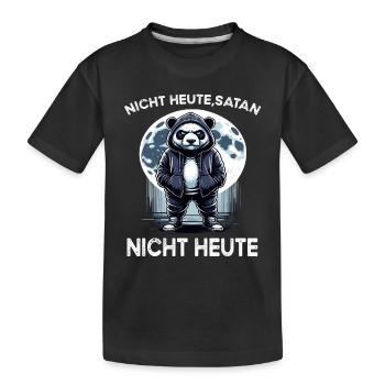 Je déteste les gens grognons du matin au bureau drôle - T-shirt bio Premium Enfant - noir - Devant