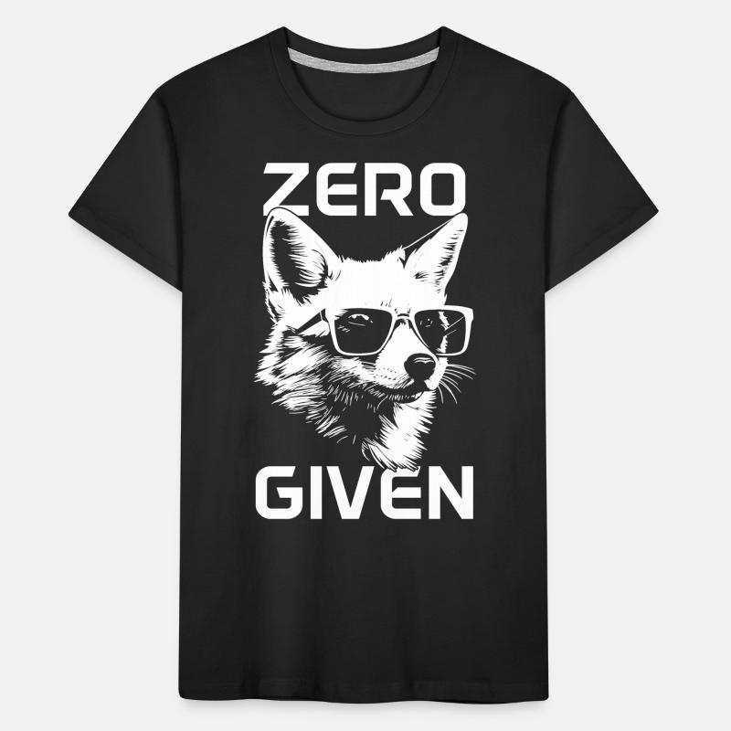 Fox Zero Fox Donné Drôle T-shirt bio Premium Enfant