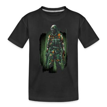 Horrorfilm-fan Zombie-horror Klassischer - Kinder Premium Bio T-Shirt - Schwarz - Vorne