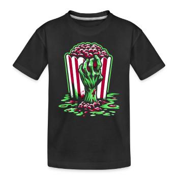 Horrorfilm-fan Zombie-horror Klassischer - Kinder Premium Bio T-Shirt - Schwarz - Vorne