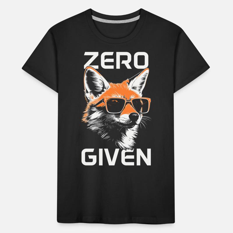 Fox Zero Fox Given Funny Kids' Premium Organic T-Shirt