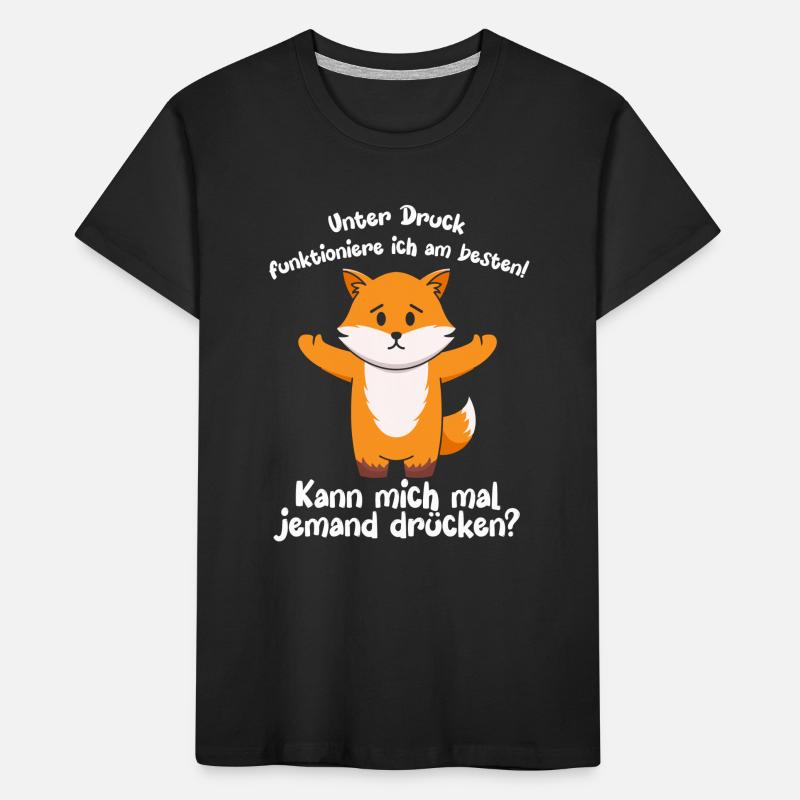 I function best under pressure Kids' Premium Organic T-Shirt