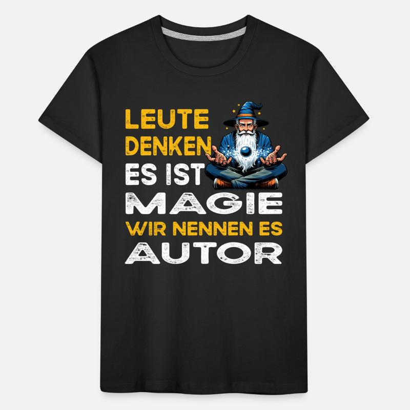 People Thinking Magic Author Book Kids' Premium Organic T-Shirt