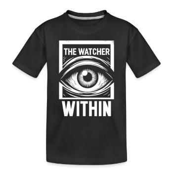 Horreur psychologique suspense psychiatrique - T-shirt bio Premium Enfant - noir - Devant