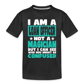 Agente de crédit - T-shirt bio Premium Enfant - noir - Devant