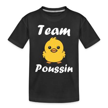 Humour petit poussin - T-shirt bio Premium Enfant - noir - Devant