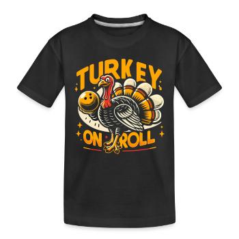 Drôle de bowling équipe bowler grève bowling club - T-shirt bio Premium Enfant - noir - Devant