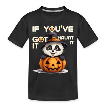 Halloween - Kids' Premium Organic T-Shirt - black - Front