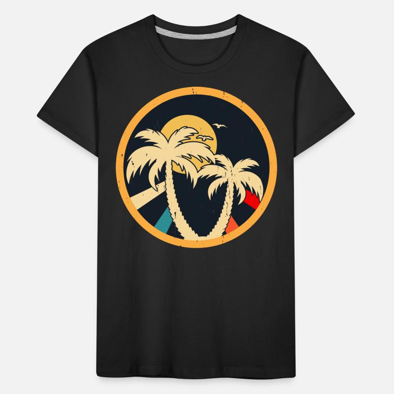 Palm trees Kids' Premium Organic T-Shirt
