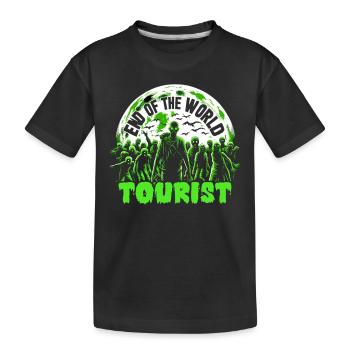 Horrorfilm-fan Zombie-horror Klassischer - Kinder Premium Bio T-Shirt - Schwarz - Vorne