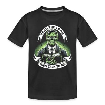 Horrorfilm-fan Zombie-horror Klassischer - Kinder Premium Bio T-Shirt - Schwarz - Vorne