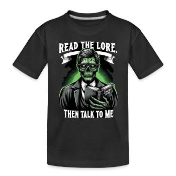 Horrorfilm-fan Zombie-horror Klassischer - Kinder Premium Bio T-Shirt - Schwarz - Vorne