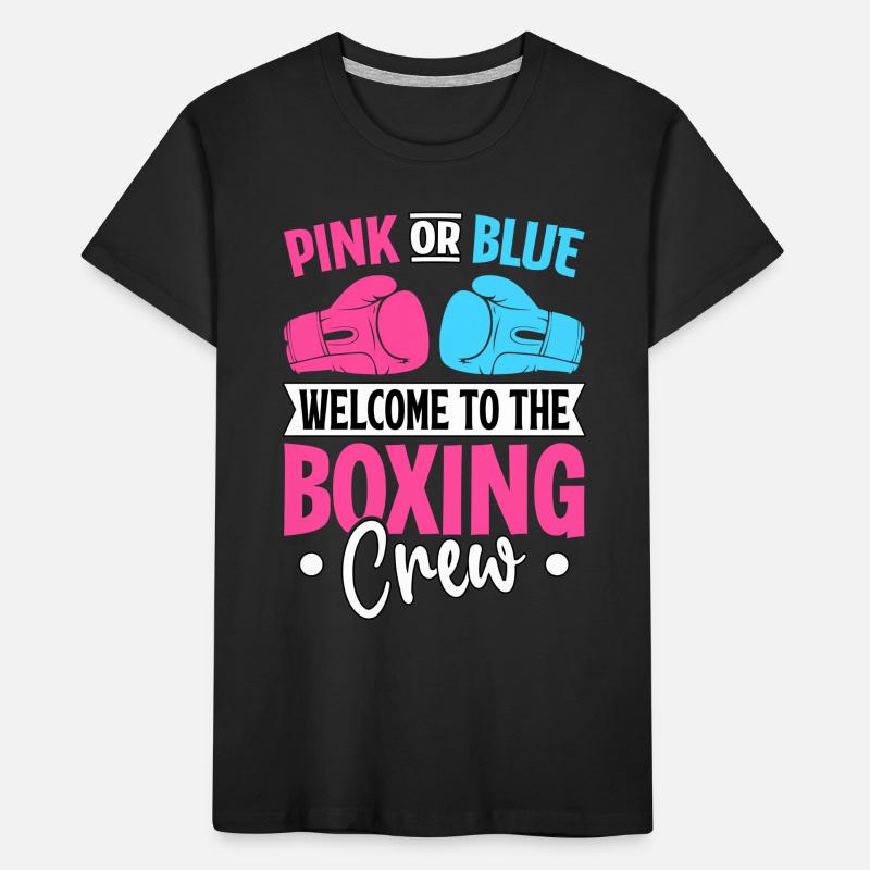 Pink oder Blau, willkommen in der Boxcrew Kinder Premium Bio T-Shirt