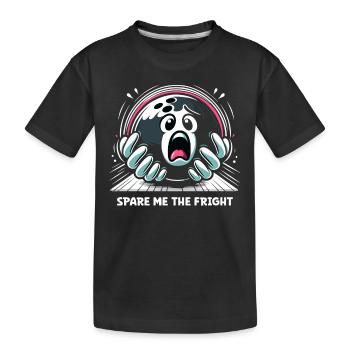 Drôle de bowling équipe bowler grève bowling club - T-shirt bio Premium Enfant - noir - Devant