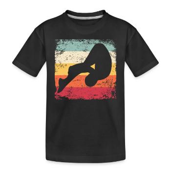 Plongeur synchronisé dans l’eau High Diver - T-shirt bio Premium Enfant - noir - Devant