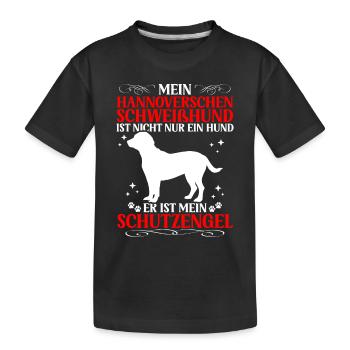 Le chien courant de Hanovre n’est pas qu’un chien - T-shirt bio Premium Enfant - noir - Devant