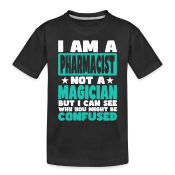 Apotheker - Kinder Premium Bio T-Shirt - Schwarz - Vorne