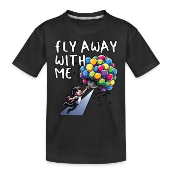 Paroles Mélomanes Auteurs-compositeurs Festival de musique - T-shirt bio Premium Enfant - noir - Devant
